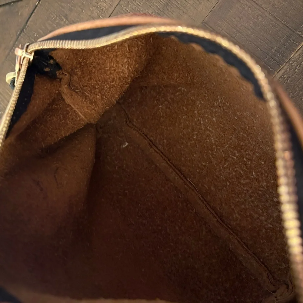 R. Riveter American Handmade Leather Wristlet Clutch Brown 2021